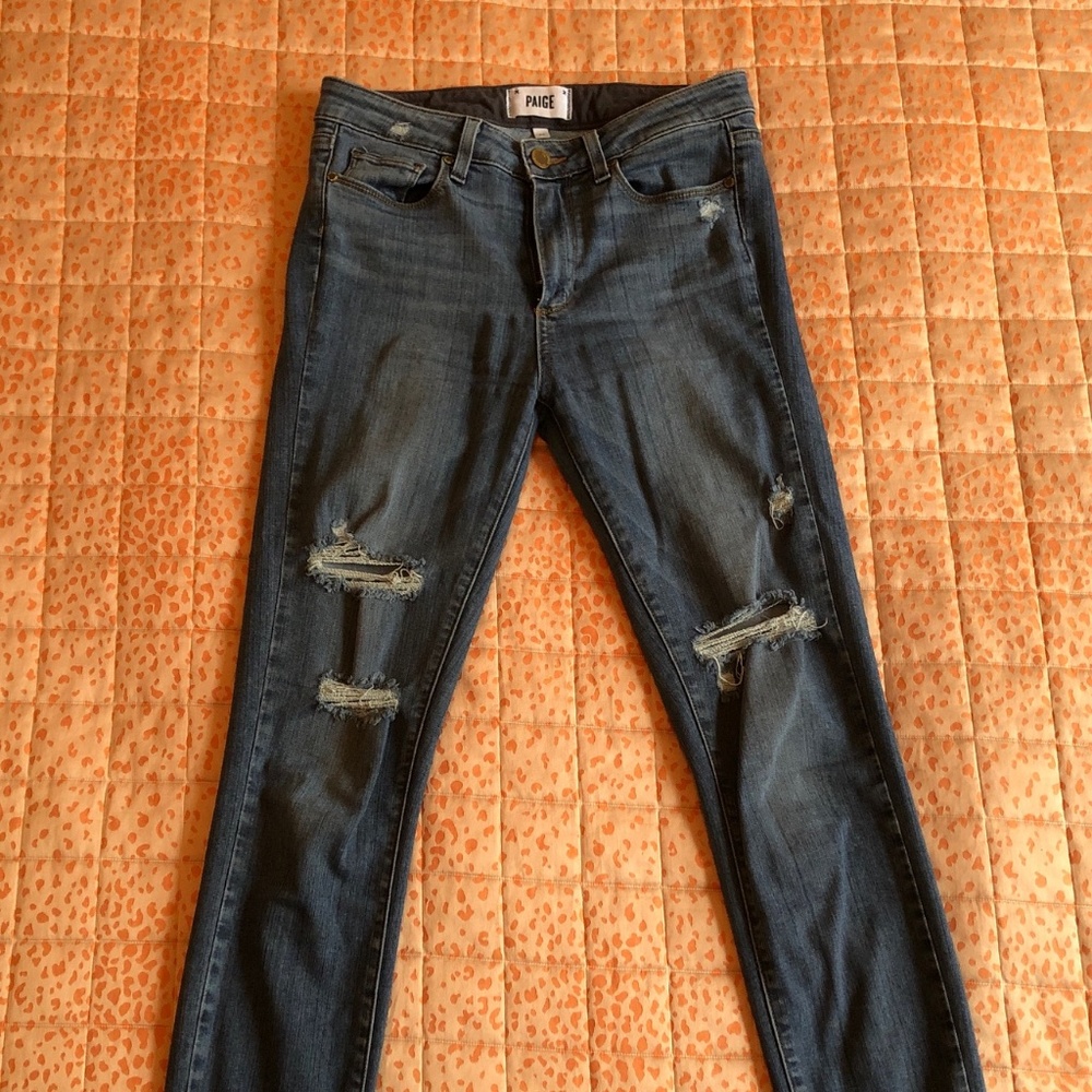 Paige Hoxton ripped skinny jeans (size 27)